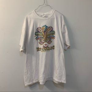 VINTAGE New Orlands multi-colored t-shirt